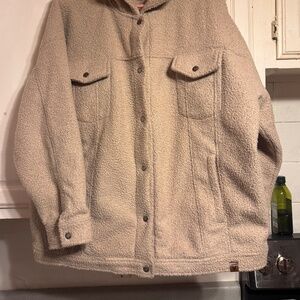 Womens sherpa jacket teddy